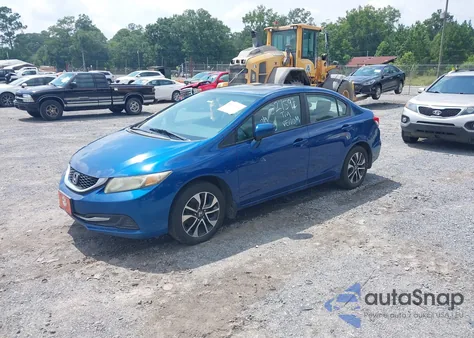 2014 Honda Civic Ex from USA, damaged, VIN 19XFB2F85EE027593